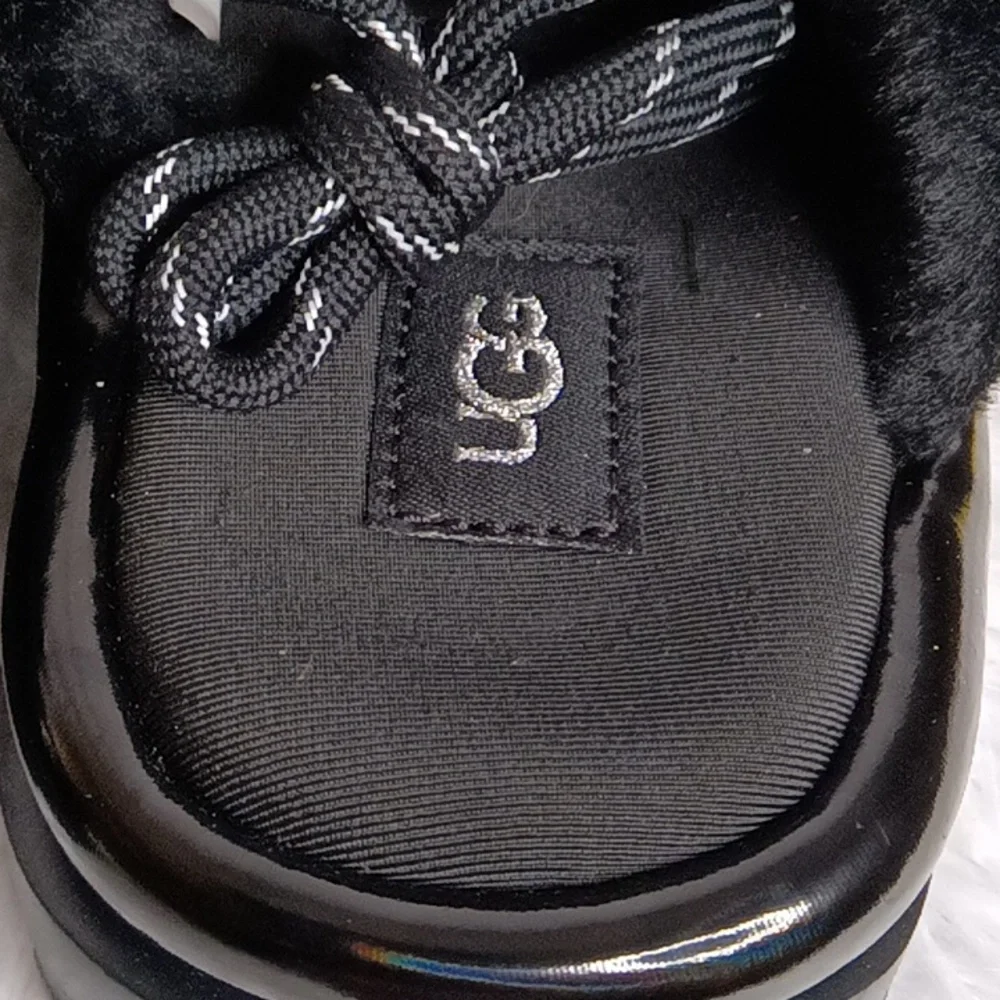 UGG SPACESLIDER HI SHINE SLIDE PLATFORM SLIPPER SHOES NWOT - Picture 10 of 17